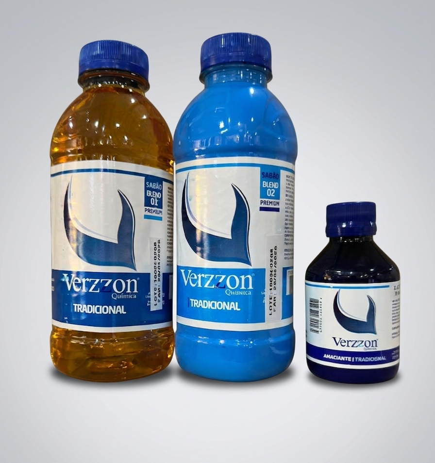 Kit Base  Faz 15L de Sabão Líquido Tradicional + Amaciante Azul