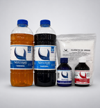Kit Base  Faz 20L de Sabão Líquido PREMIUM Tradicional + Amaciante  Azul+  Desinfetante  Lavanda